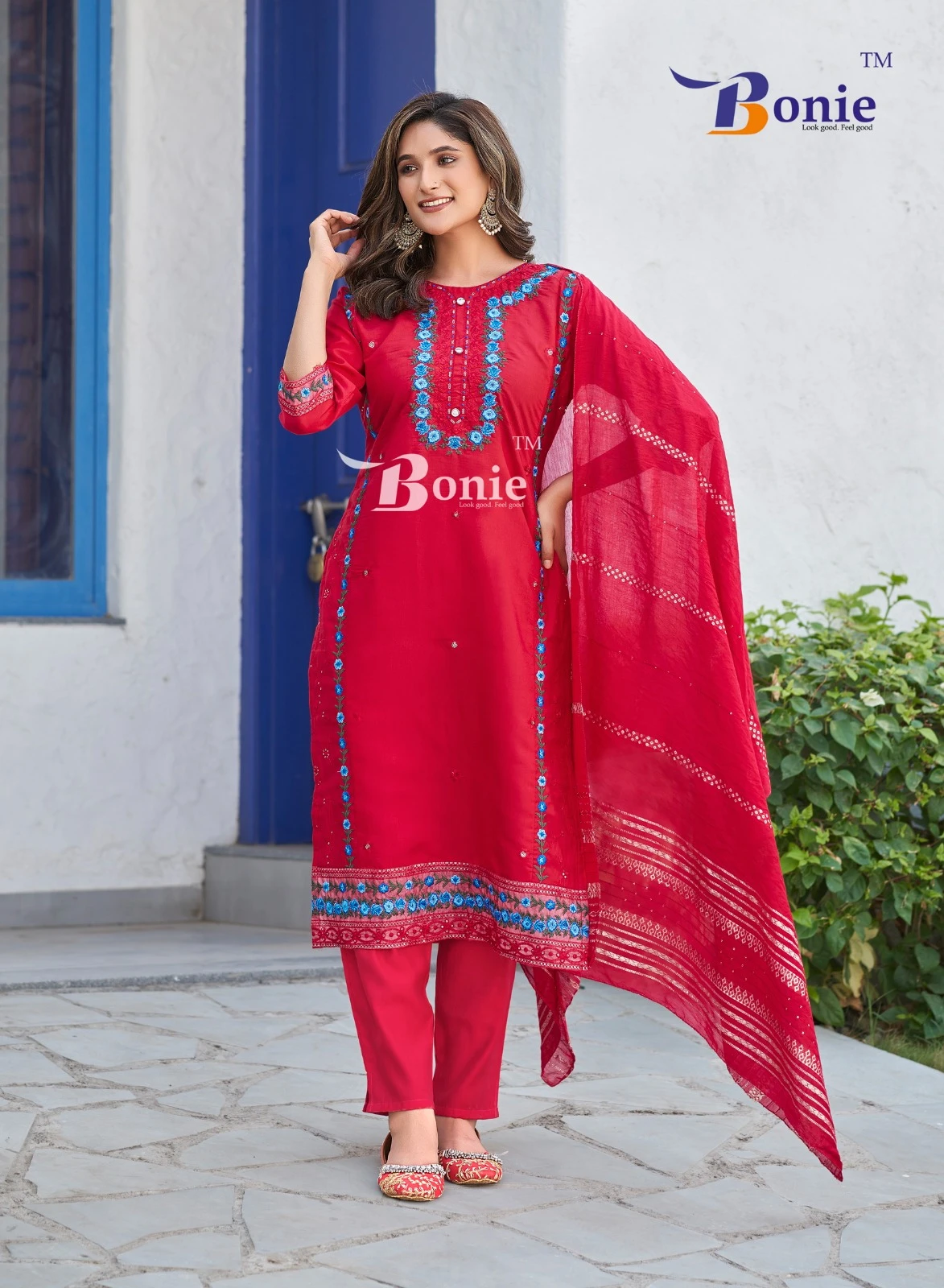 Bonie Shikha Vol 2 Roman Silk Wholesale Readymade Salwar Suit Catalog — Wholesale Readymade Suit, bonie wholesale from Surat - Gallery Image 2